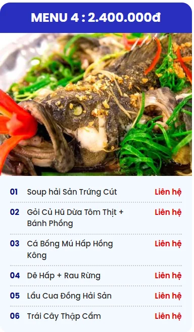 Bảng giá — Facial & Foot Massage