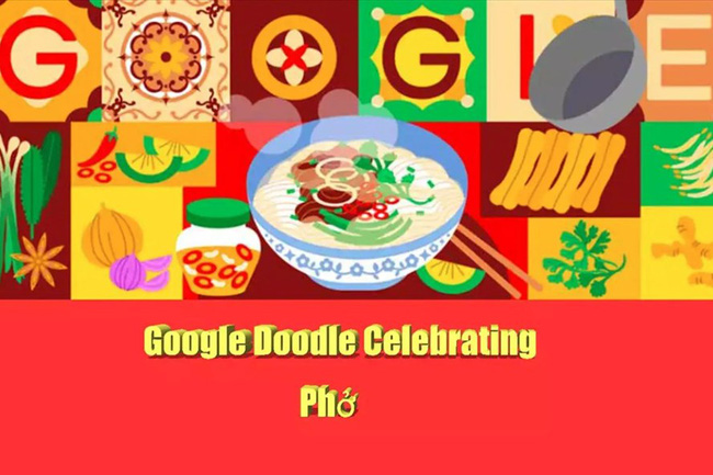 Phở Việt Nam được tôn vinh trên Google Doodle - 1